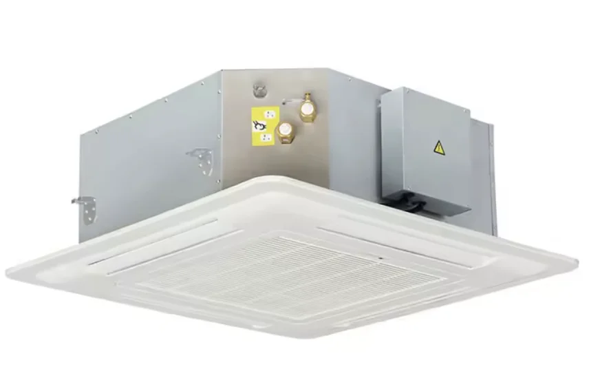 iZONE 2-pipe ceiling cassette fan coil unit with 4-way air distribution